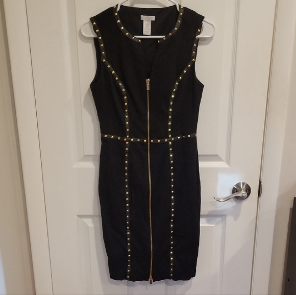 Cache Dresses & Skirts - Black Studded Dress